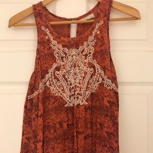 BETWEEN ME & YOU Bandana Flowy Tank Top